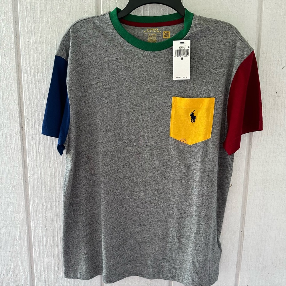Polo Ralph Lauren men’s MEDIUM all cotton t-shirt. New with tags. Awesome!